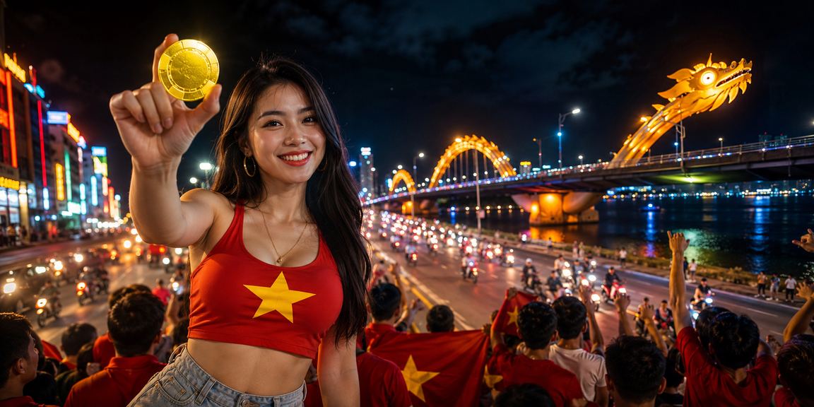 Giao diện ứng dụng casino trực tuyến trên điện thoại tại Đà Nẵng về đêm